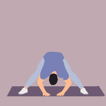 Dynamic Wide Leg Forward Fold